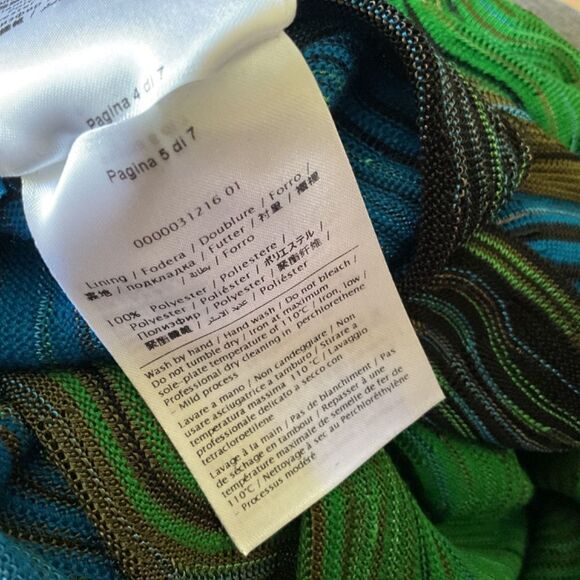 M Missoni Wave Jacquard Knit Long Sleeve Dress size 44 (8) ⭐️ - Picture 6 of 7